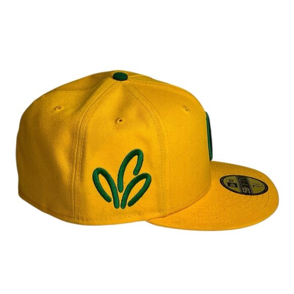 New Era x Anwar Carrots 59Fifty Stem Hat Yellow Fitted Size 7 1/2 Deadstock NWT - Picture 2 of 7